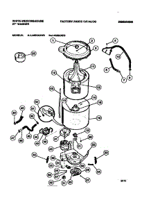 03 - Tubs, Hoses, Motor parts for Frigidaire Washer LA650AXD3 from AppliancePartsPros.com