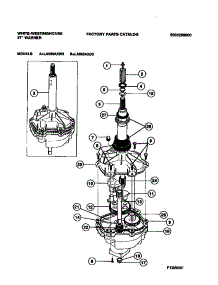 04 - Transmission parts for Frigidaire Washer LA650AXW3 from AppliancePartsPros.com