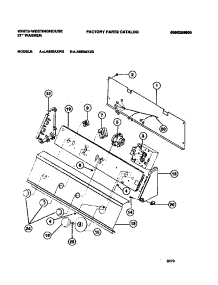 05 - Console & Controls parts for Frigidaire Washer LA650AXW3 from AppliancePartsPros.com