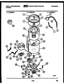 03 - Tub Detail parts for Frigidaire Washer LA650MXD1 from AppliancePartsPros.com