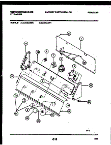 05 - Console And Control Parts parts for Frigidaire Washer LA650AXD1 from AppliancePartsPros.com