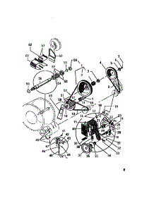 05 - Pulley, Belts parts for Frigidaire Washer LT250EXF4 from AppliancePartsPros.com
