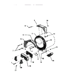 09 - Counterweight Section parts for Frigidaire Washer LT800EXH4 from AppliancePartsPros.com