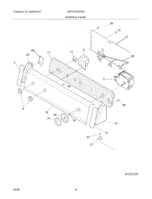 09 - Control / Panel parts for White Westinghouse Washer WWTW3000KW0 from AppliancePartsPros.com