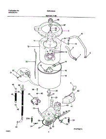 05 - Motor / Tub parts for White Westinghouse Washer SWS1549AS2 from AppliancePartsPros.com