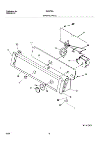 09 - Control Panel parts for White Westinghouse Washer SWX703AQ2 from AppliancePartsPros.com