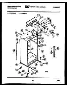 03 - Cabinet Parts parts for Frigidaire Refrigerator RT216MCD1 from AppliancePartsPros.com
