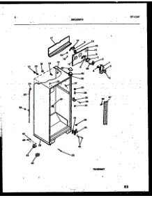 04 - Cabinet Parts parts for Frigidaire Refrigerator RT217NCH0 from AppliancePartsPros.com