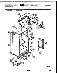 03 - Cabinet Parts parts for Frigidaire Refrigerator RT219MCV1 from AppliancePartsPros.com