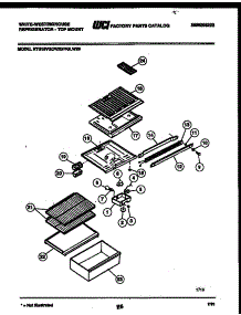04 - Shelves And Supports parts for Frigidaire Refrigerator RTG15VGCV2B from AppliancePartsPros.com