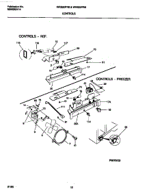 06 - Controls parts for Frigidaire Refrigerator WRS22PRBD1 from AppliancePartsPros.com