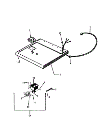 03 - Top Panel parts for Frigidaire Washer LT700EXF6 from AppliancePartsPros.com