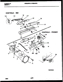 07 - Refrigerator Control Assembly, Damp parts for Frigidaire Refrigerator WRS22WRAD1 from AppliancePartsPros.com