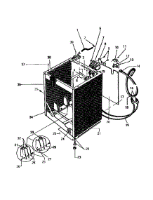 05 - Cabinet & Hoses parts for Frigidaire Washer LT700EXD4 from AppliancePartsPros.com