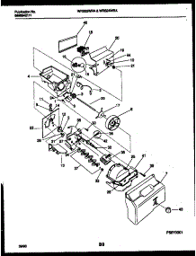 12 - Ice Dispenser parts for Frigidaire Refrigerator WRS22WRAD1 from AppliancePartsPros.com