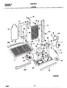 White-Westinghouse White-Westinghouse / Refrigerator - P5995344081 System parts for White Westinghouse Refrigerator WRS20WRHW5 from AppliancePartsPros.com