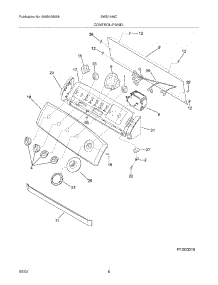 09 - Control / Panel parts for White Westinghouse Washer SWS1649CQ0 from AppliancePartsPros.com