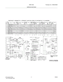 11 - Wiring Diagram parts for White Westinghouse Washer SWS1649CQ0 from AppliancePartsPros.com