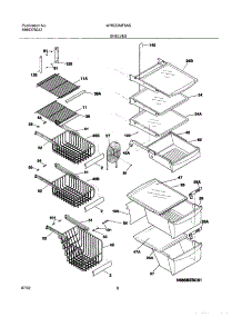 09 - Shelves parts for White Westinghouse Refrigerator WRS23MF5AS3 from AppliancePartsPros.com