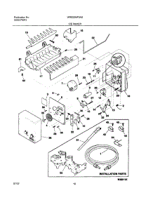 19 - Ice Maker parts for White Westinghouse Refrigerator WRS23MF5AS3 from AppliancePartsPros.com
