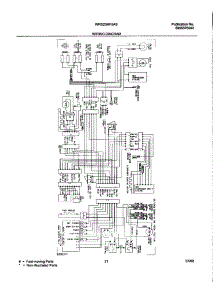 21 - Wiring Diagram parts for White Westinghouse Refrigerator WRS23MF5AS3 from AppliancePartsPros.com