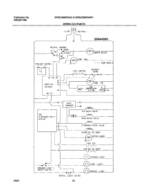 20 - Wiring Schematic parts for White Westinghouse Refrigerator WRS23MW3AQ1 from AppliancePartsPros.com