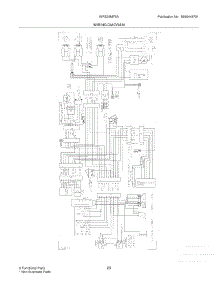 23 - Wiring Diagram parts for White Westinghouse Refrigerator WRS26MF5AST from AppliancePartsPros.com
