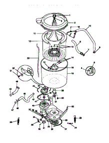 03 - Motor / Tub parts for Frigidaire Washer WWX443YBD2 from AppliancePartsPros.com