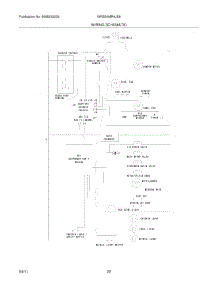 22 - Wiring Schematic parts for White Westinghouse Refrigerator WRS26MR4JS8 from AppliancePartsPros.com