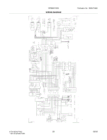 23 - Wiring Diagram parts for White Westinghouse Refrigerator WRS6W1EW8 from AppliancePartsPros.com