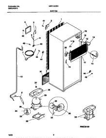 White-Westinghouse White-Westinghouse / Refrigerator - P5995345815 System parts for White Westinghouse Refrigerator WRT15CSHD4 from AppliancePartsPros.com