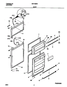 02 - Doors parts for Frigidaire Refrigerator WRT16NRHW4 from AppliancePartsPros.com