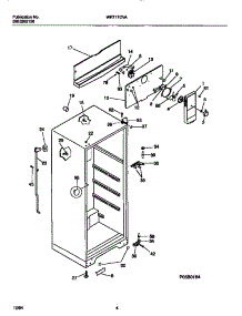 03 - Cabinet, Fan Assembly parts for Frigidaire Refrigerator WRT17CVAD2 from AppliancePartsPros.com