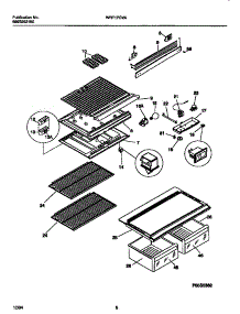 04 - Shelves, Dividers parts for Frigidaire Refrigerator WRT17CVAD2 from AppliancePartsPros.com