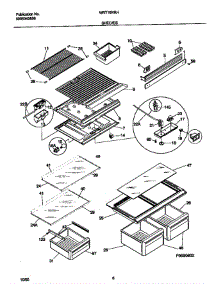 White-Westinghouse White / Westinghouse / Refrigerator - P5995345856 Shelves parts for White Westinghouse Refrigerator WRT16NRHW6 from AppliancePartsPros.com