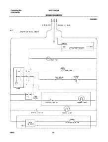 10 - Wiring Schematic parts for White Westinghouse Refrigerator WRT17MG4BW0 from AppliancePartsPros.com