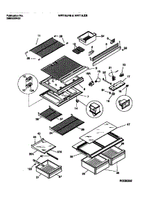 04 - Shelves, Controls, Divider, Mullion parts for Frigidaire Refrigerator WRT18JZBW1 from AppliancePartsPros.com