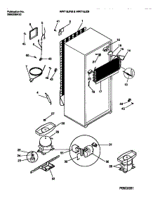 05 - Cooling System parts for Frigidaire Refrigerator WRT18JZBW1 from AppliancePartsPros.com