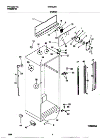 03 - Cabinet parts for Frigidaire Refrigerator WRT18JRCW1 from AppliancePartsPros.com