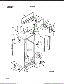 03 - Cabinet W / Fan Assy parts for Frigidaire Refrigerator WRT19GRBD2 from AppliancePartsPros.com