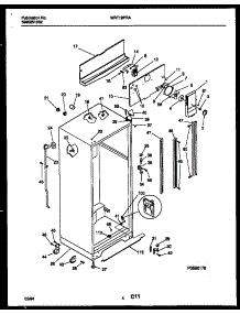 03 - Cabinet Parts parts for Frigidaire Refrigerator WRT19PRAD0 from AppliancePartsPros.com