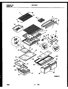 05 - Shelves And Supports parts for Frigidaire Refrigerator WRT19PRAD0 from AppliancePartsPros.com