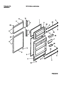 02 - Door parts for Frigidaire Refrigerator WRT21BGAY2 from AppliancePartsPros.com