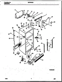 03 - Cabinet Parts parts for Frigidaire Refrigerator WRT22QRAW0 from AppliancePartsPros.com