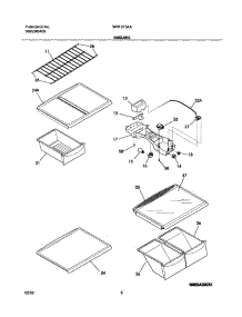 07 - Shelves parts for White Westinghouse Refrigerator WRT21S4AW0 from AppliancePartsPros.com