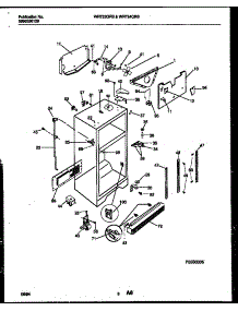 05 - Cabinet Parts parts for Frigidaire Refrigerator WRT22QRBW0 from AppliancePartsPros.com