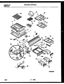 07 - Shelves And Supports parts for Frigidaire Refrigerator WRT22QRBW0 from AppliancePartsPros.com