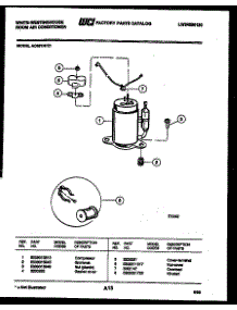 06 - Compressor Parts parts for Frigidaire Air Conditioner AC051N7Z1 from AppliancePartsPros.com