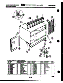 06 - Cabinet And Installation Parts parts for Frigidaire Air Conditioner AC065L7A1 from AppliancePartsPros.com