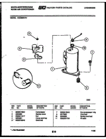 05 - Compressor Parts parts for Frigidaire Air Conditioner AC066N7A1 from AppliancePartsPros.com